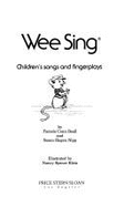 Wee Sing Sing/Fing Book - Beall, Pamela Conn