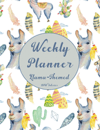 Weekly Planner: Llama-Themed