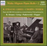 Welte-Mignon Piano Rolls, Vol. 2: R. Strauss, Grieg, Chopin, Weber - H. Vetter (candenza)
