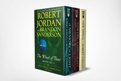 Wheel of Time Premium Boxed Set V: Book 13: Towers of Midnight, Book 14: A Memory of Light, Prequel: New Spring - Jordan, Robert