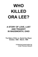 Who Killed Ora Lee?: The Trial of Daniel Guy Rasor