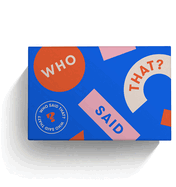 Who Said That?: A Game of Quotes 430 Cards