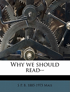 Why We Should Read--