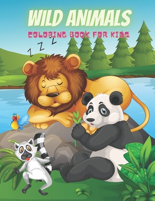 WILD ANIMALS - Coloring Book For Kids - Madeley, Rachel