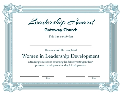 Wild Certificates 10 Pack: Women in Leadership Development - Gateway Women