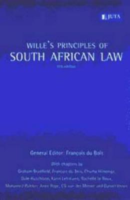 Wille's principles of SA law - du Bois, Francois (Editor)