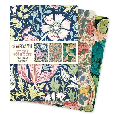 William Morris Set of 3 Standard Notebooks - Flame Tree Studio (Creator)