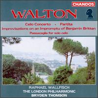 William Walton: Cello Concerto; Partita; Improvisations on an Impromptu of Benjamin Britten - Raphael Wallfisch (cello); London Philharmonic Orchestra