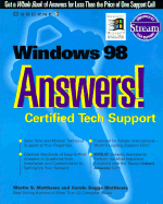 Windows 98 Answers!: Certified Tech Support