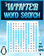 Winter Word Search: Word Search Book for Adults - Large Print Big Word Searches Puzzle Book - 100 Mixed Word Search Find Words Books