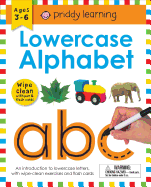 Wipe Clean Workbook: Lowercase Alphabet (Enclosed Spiral Binding): Ages 3-6; With Pen & Flash Cards