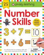 Wipe Clean Workbook: Number Skills (Enclosed Spiral Binding): Ages 4-7; Wipe-Clean with Pen & Flash Cards
