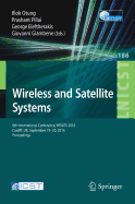 Wireless and Satellite Systems: 8th International Conference, Wisats 2016, Cardiff, UK, September 19-20, 2016, Proceedings