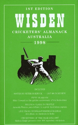 Wisden Crick Almanack Aust 1998 - Wright, Graeme