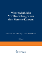 Wissenschaftliche Veroffentlichungen Aus Dem Siemens-Konzern: III. Band
