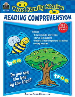 Word Family Stories for Reading Comprehension, Grades K-1 - Kissel, Jessica