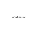 Word Music