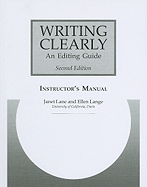 Writing Clearly Instructor's Manual: An Editing Guide