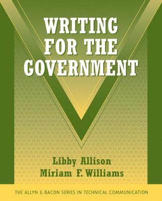 Writing for the Government - Allison, Libby, and Williams, Miriam