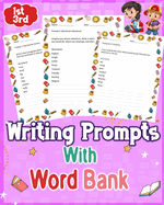 writing prompts with word bank for GRADE 1st to 3rd: Unlock your child's imagination with 3rd-grade writing prompts and engaging passages using a helpful word bank.