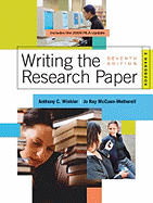 Writing the Research Paper: A Handbook