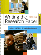 Writing the Research Paper: A Handbook - Winkler, Anthony C