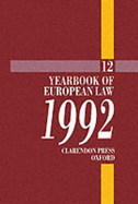 Yearbook of European Law 1992