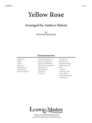 Yellow Rose: Conductor Score - Balent, Andrew (Composer)