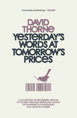 Yesterday's Words at Tomorrow's Prices - Thorne, David