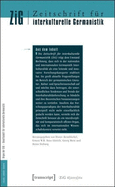 Zeitschrift fr interkulturelle Germanistik (Journal of Intercultural German Studies): Vol. 7, Issue 2/2016: Transitrume