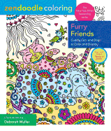 Zendoodle Coloring: Furry Friends: Cuddly Cats and Dogs to Color and Display
