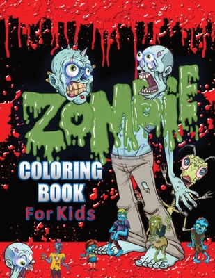 Zombie Coloring Book For Kids - Curly Pug Tails Press