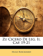 Zu Cicero de Leg. II. Cap. 19-21