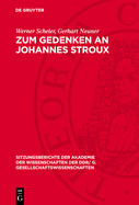 Zum Gedenken an Johannes Stroux: Sozialer Lebensprozess Und Erziehung